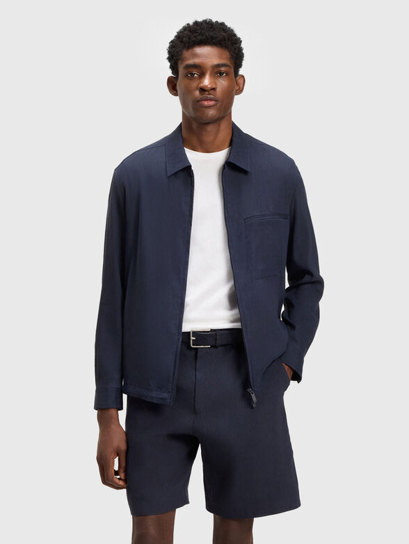 Suede belt with logo - 2