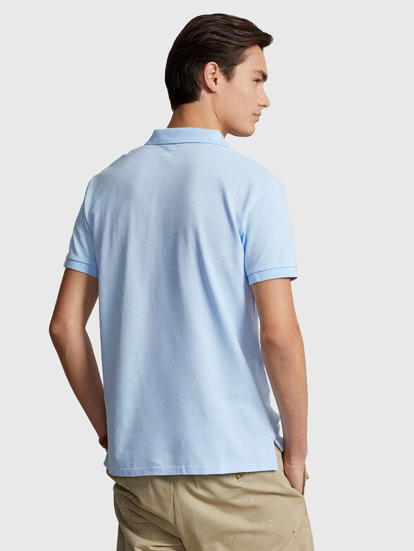 Light blue cotton Polo-shirt - 3