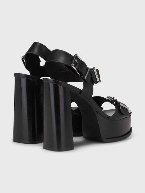 COLBY high heel leather sandals - 3