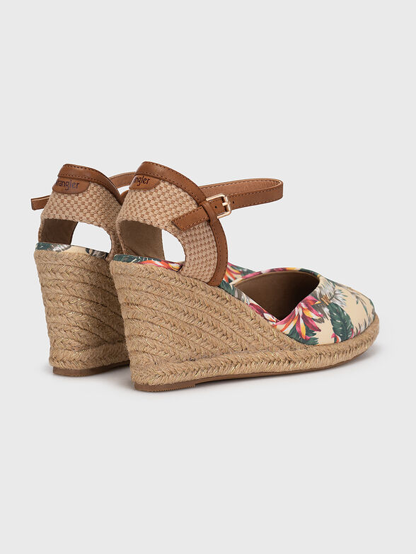 BRAVA platform espadrilles with floral print - 2