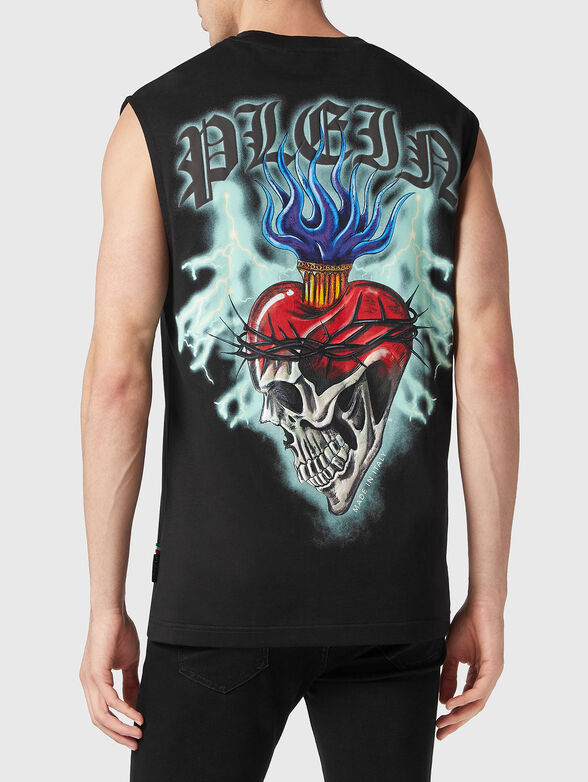 Cotton top with multicolour print - 2