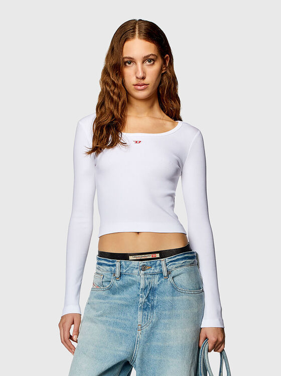 Памучна блуза T-BALLET-D с лого - 1