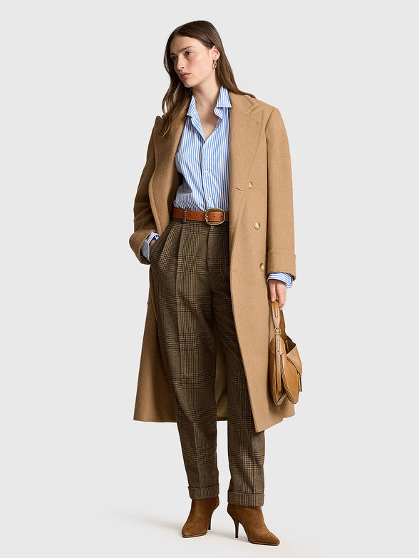 Wool blend trousers - 4