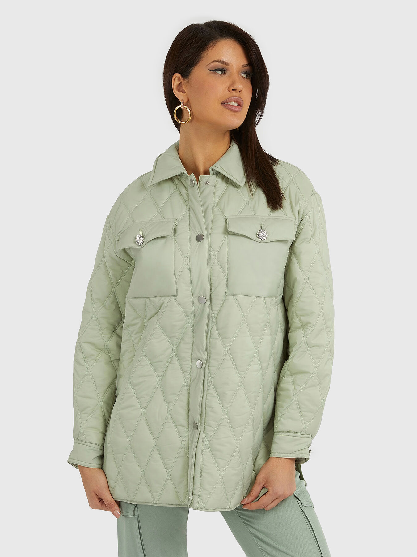 GIORGIA black jacket with logo accent on the back brand