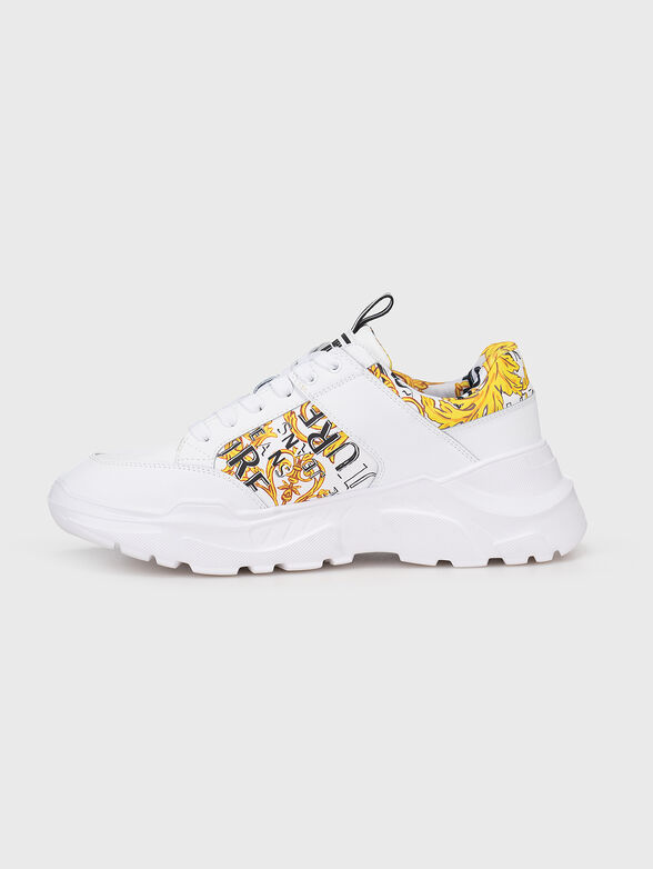 SPEEDTRACK black sports shoes with print - 4