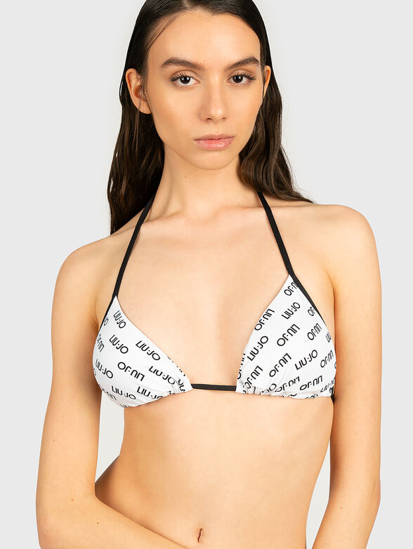 Two-piece swimsuit with logo print - 2