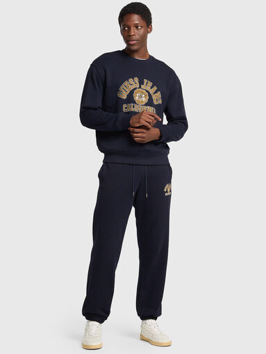 Sweatshirt with maxi logo inscription - 5