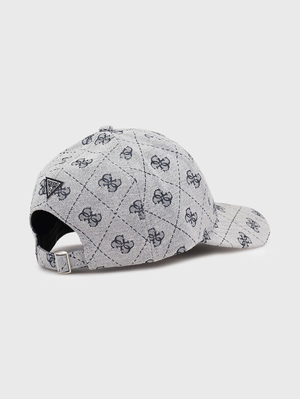 Baseball cap with 4G logo print - 2