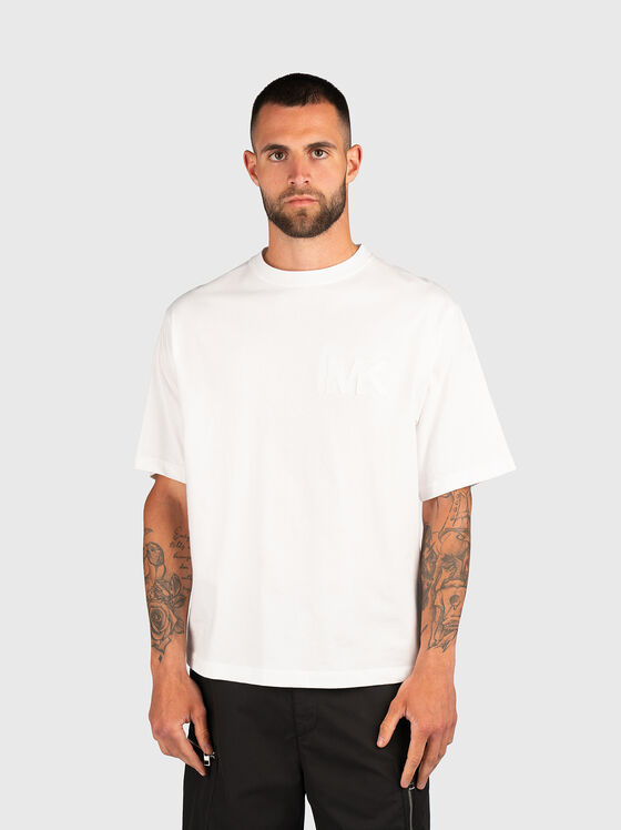 Cotton T-shirt with accent logo - 1