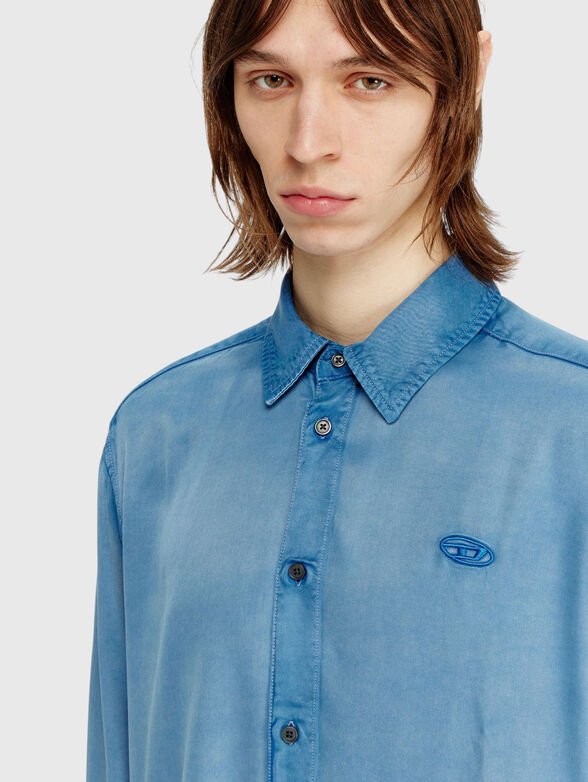 S-Holg logo detail shirt - 4
