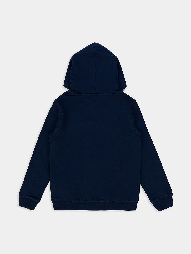 Hooded sweatshirt with logo print - 3