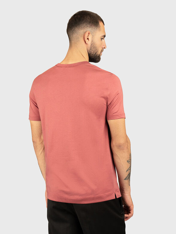 Cotton T-shirt with oval neckline - 2