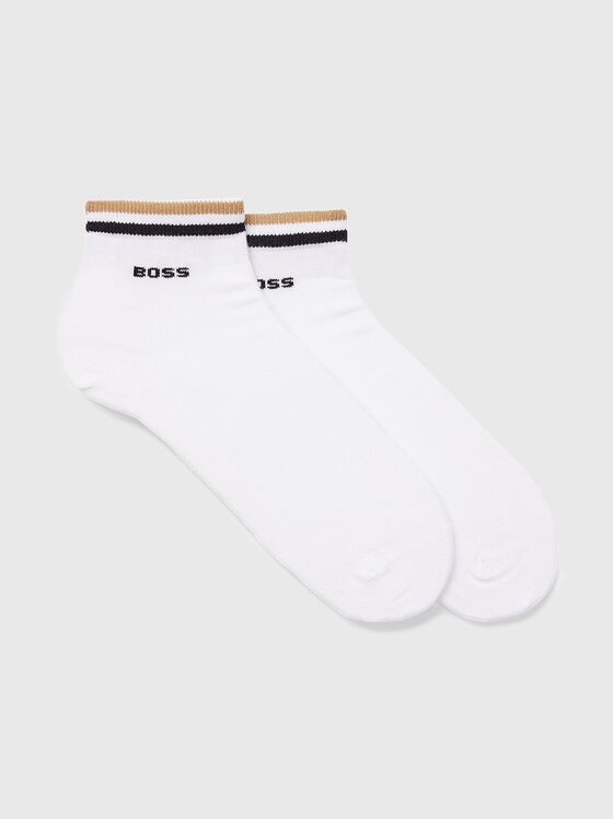 Комплект от два чифта бели чорапи - 1