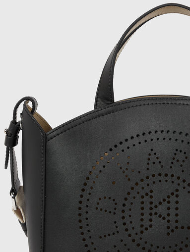 K/CIRCLE black bag with laser perforation - 5
