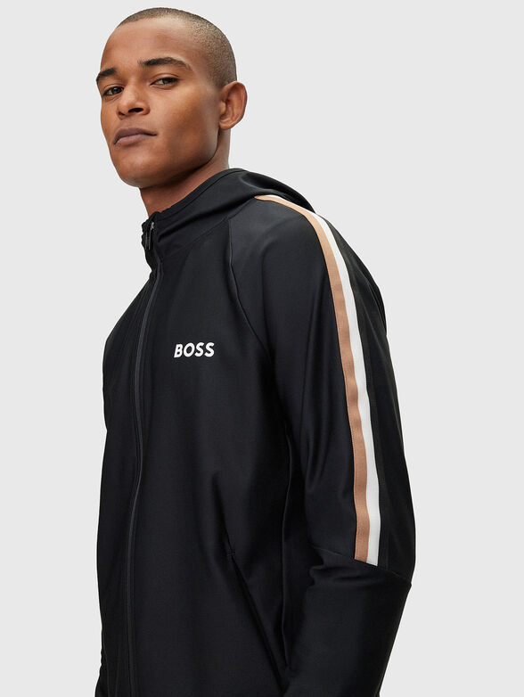 Sweatshirt with contrasting stfipes - 4