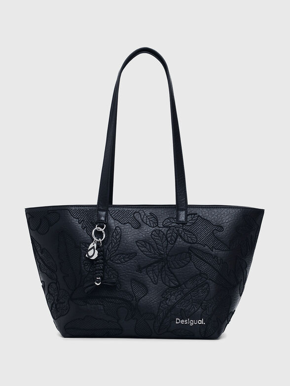 Large embroidered shopper bag - 1