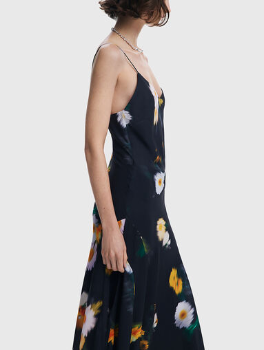 Maxi dress with floral print - 4