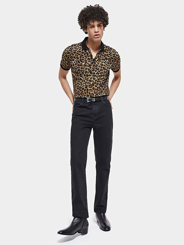 Polo shirt with animal print - 2