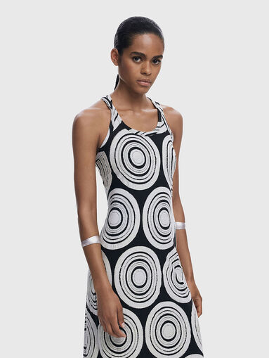 Dress with accent hem - 4