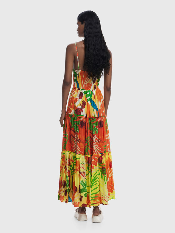 Tropical ruffle dress - 2