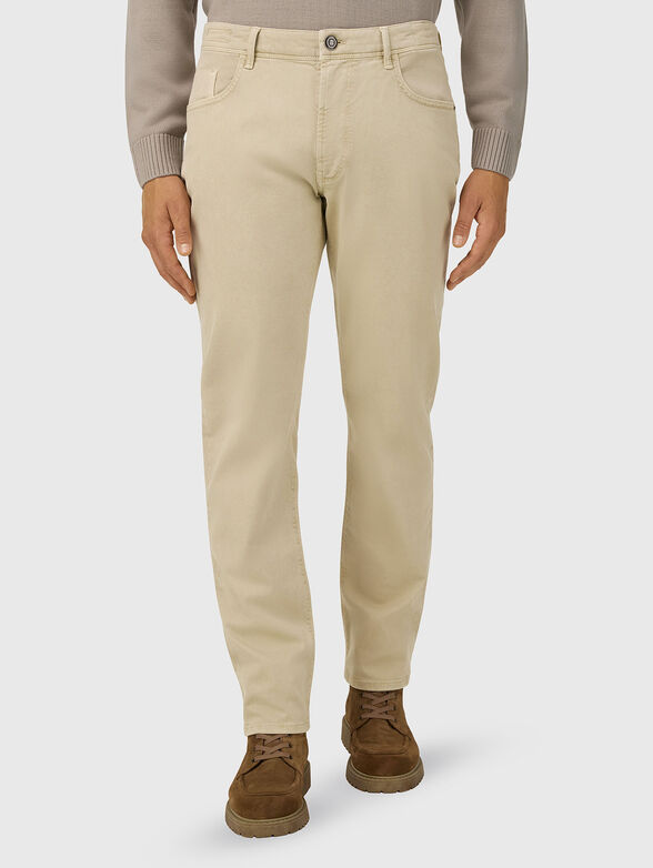 Jeans with logo patch - 1