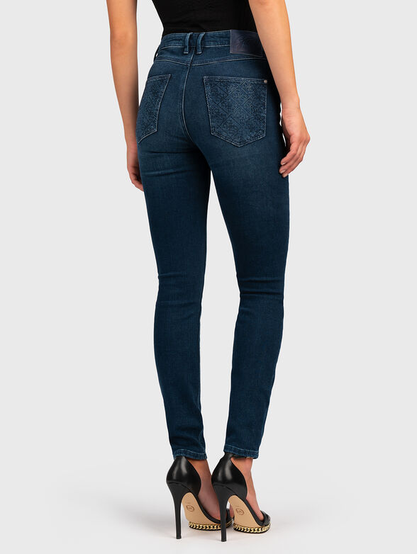 Skinny jeans with rhinestone detail - 2