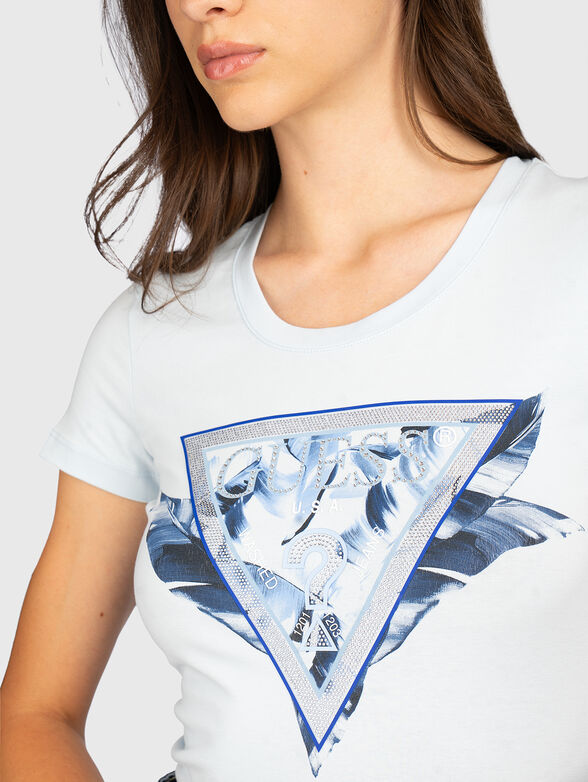 Cotton-blend T-shirt - 4