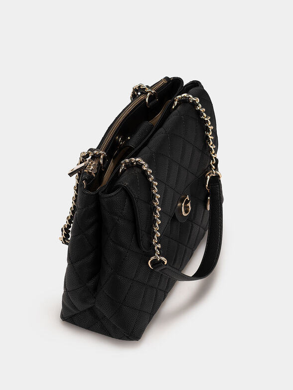 Black GILLIAN bag with quilted effect - 4
