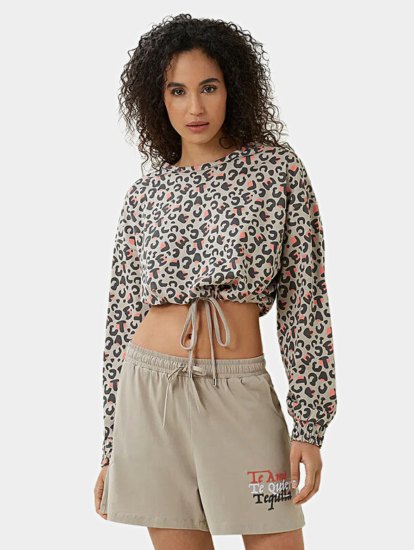 ELETTRA LAMBORGHINI cropped sweatshirt - 2