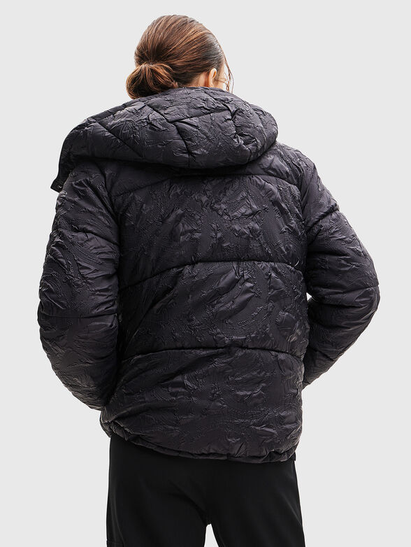 Black textured jacket - 3