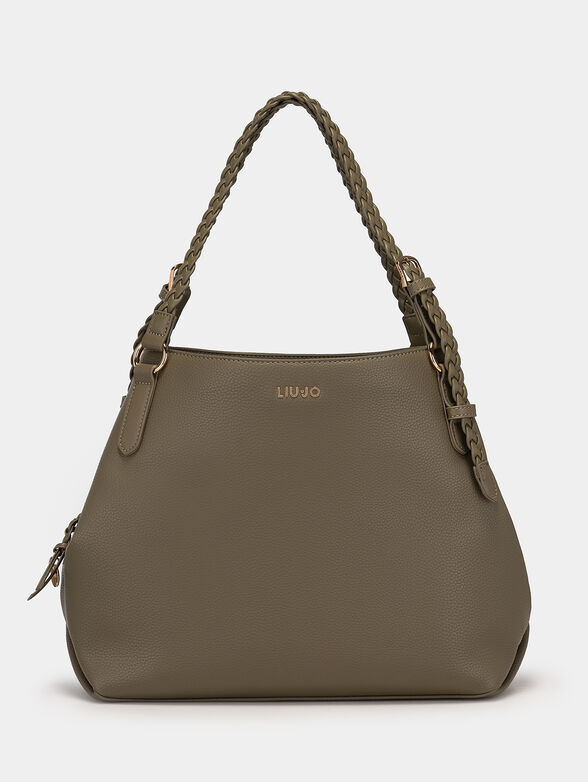 BOSTON black bag with metal logo accent - 1