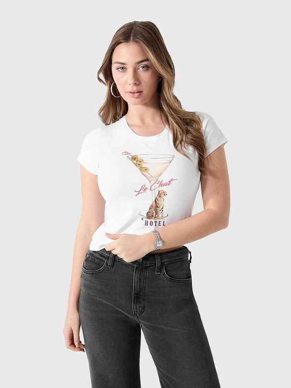 T-shirt with accent print - 1