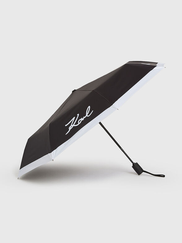 K/SIGNATURE umbrella with contrast edging and logo - 1