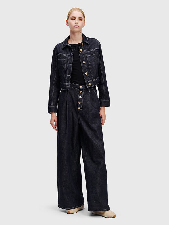 Wide jeans with high waist - 1