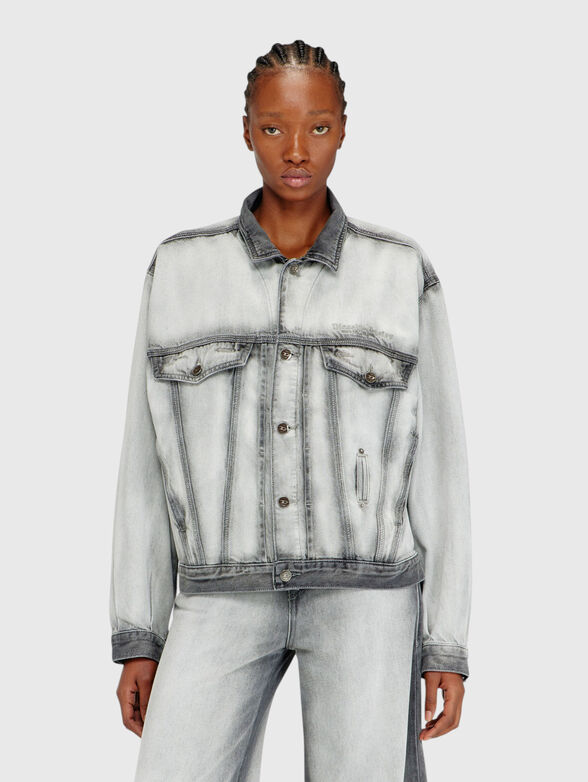 Slim denim jacket - 3