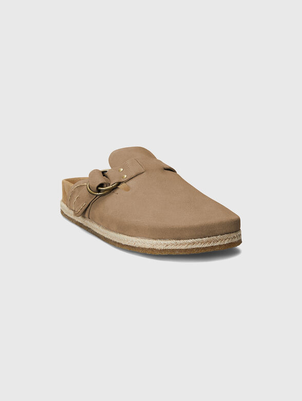 Beige suede espadrilles - 2