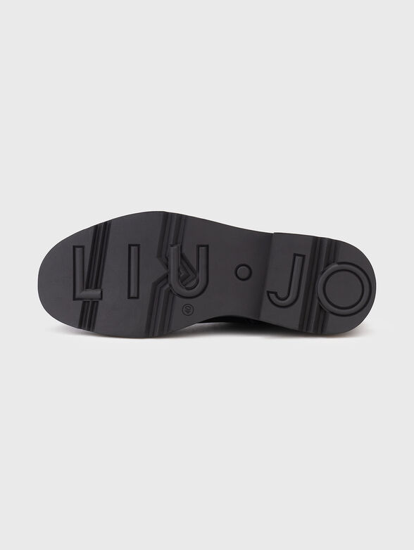 LOVE 63 leather boots with logo - 5
