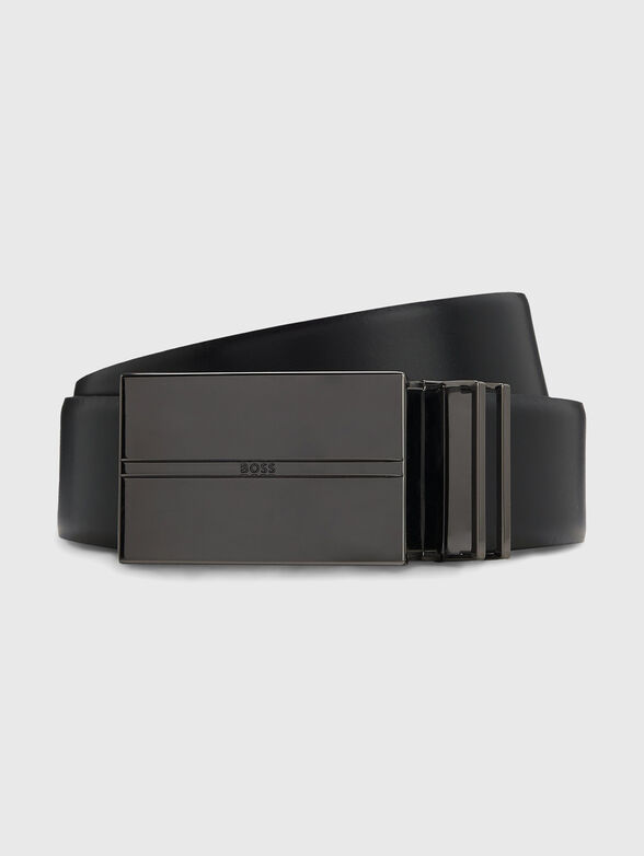 Reversible belt with logo buckle - 1