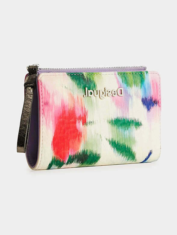 Wallet with logo detail and zip - 2