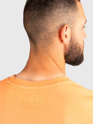 Cotton T-shirt with logo print - 5