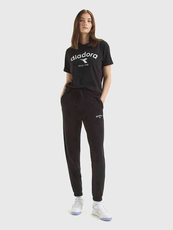 Black unisex sweatpants - 5
