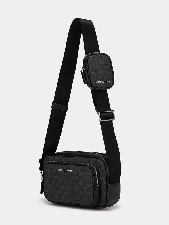 Small crossbody bag with monogram logo print - 2