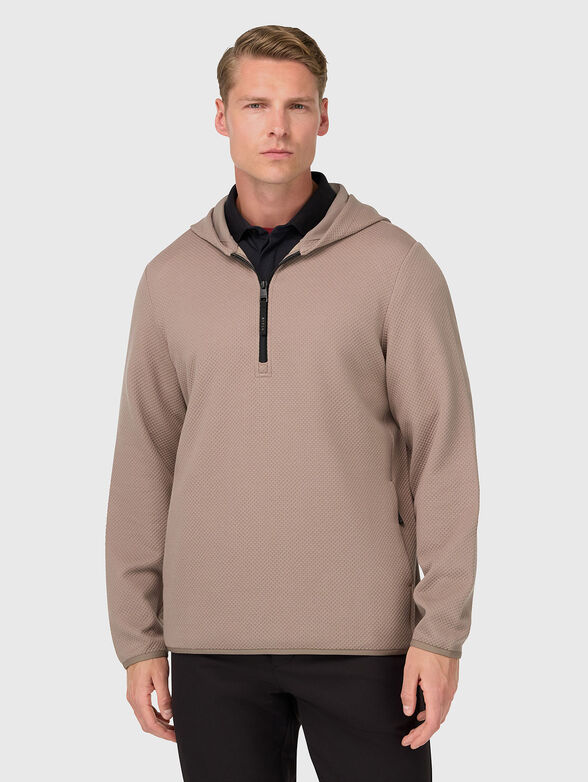 Hoodie with zip - 1