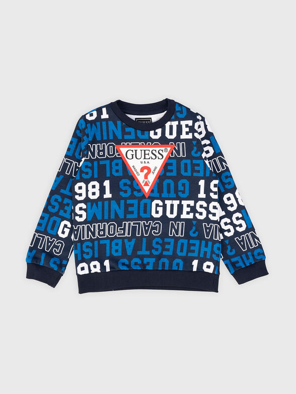 Sweatshirt with front logo - 1