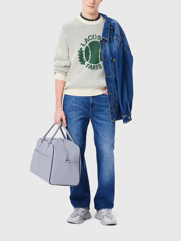 Cotton sweater with logo - 2