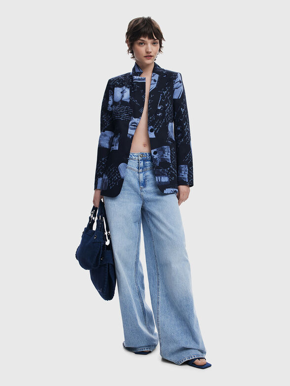 VERONA blazer with print - 2