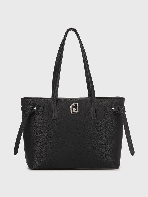 Shopper bag with logo accent - 1