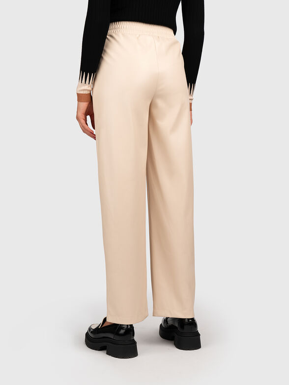 Black eco leather trousers  - 2