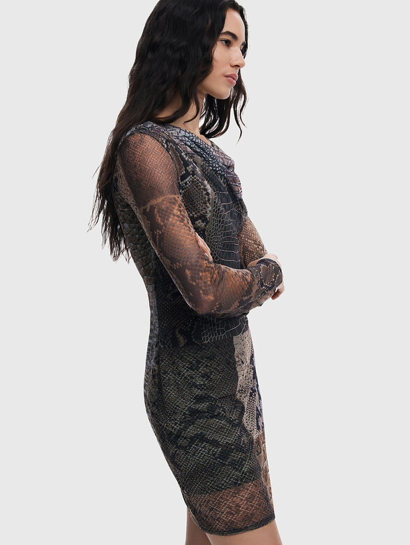 Animal print dress - 4