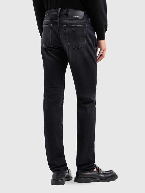 Black jeans with washed effect - 2